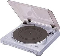 Denon DP 29 F, Gramofón s remeňovým pohonom, Čierna, 33 1/3,45 ot/min, DC servomotor, 0,15%, 2,5 mV