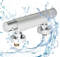 Duschthermostat Mischbatterie Dusche Thermostat,Duscharmatur Thermostat Brausethermostat mit Temperatur und Durchflusseinstellung mit 38 °C Sicherheitstaste