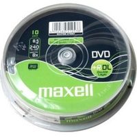 Maxell DVD+R DL 10 Pack, Tortenschachtel