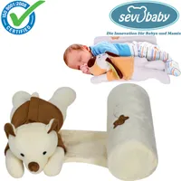 Sevibaby Baby Kopfkissen Seitenlagerungskissen mit Kuscheltier BEAR  9366-27 Kissen