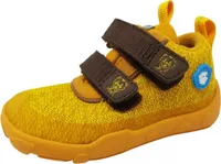 Affenzahn Knit Happy "Tiger" Klettschuh Gelb