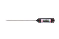 alpina Digitales Fleischthermometer - Küchenthermometer - Bratenthermometer - LCD-Anzeige - Inklusive Batterie