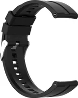 INF Remienok na hodinky 22 mm Garmin/Huawei/Samsung Galaxy Watch čierna
