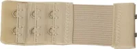 Praktische 2er BH Verschluss Verlängerung Beige