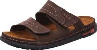 Rohde Herren Pantolette Leder Klettverschluss Clog Cento 6003, Größe:44 EU, Farbe:Braun