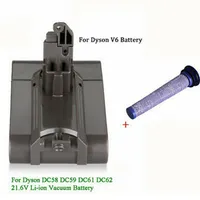 Akumulátor 21.6v 4500mAh Li-ion baterie pro Dyson V8 Modrá LED