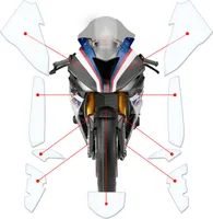 Lackschutzfolie Steinschlagschutz passend für BMW HP4 2013-2018