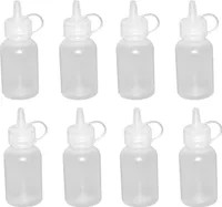 8 Mini Quetschflaschen 30 ml Soßenflasche, Dressingflasche, Gewürzflasche