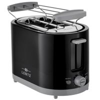 LENTZ 2-Scheiben Toaster Toastautomat schwarz 74271