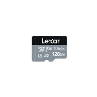 Lexar Professional 1066x UHS-I MicroSDXC, 128 GB, Flash-Speicher Klasse 10, Schwarz/Grau, 120 MB/s, 160 MB/s