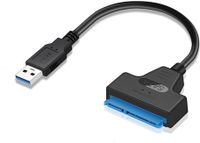 USB zu SATA Adapter Kabel für 2,5"SSD/HDD Laufwerke,SATA auf USB 3.0 Externer Konverter und Kabel,USB 3.0-SATA III Konverter(SATA-USB 3.0 Konverterkabel)