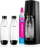 SodaStream Terra Megapack - Schwarz - Kunststoff - 1 l - 60 l - 134 mm - 198 mm