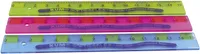 KUM® 225.01.19 Lineal Kunststoff SOFTIE®FLEX - 15 cm, flexibel, sortiert