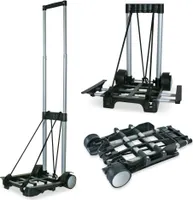 Přepravní vozík PREMIUM Vakový vozík Nosič zavazadel 30 kg Teleskopická rukojeť Napínací popruh