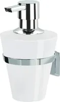 Seifenspender mit Halter Spirella Max light chrom