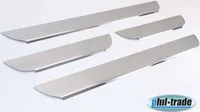 Listwy progowe ze stali nierdzewnej V2A matowe do KIA ceed od 2012 zestaw 4-częściowy