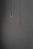 LED závesná hviezda Ohňostroj teplá biela 50 cm tvarovateľné pramene