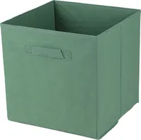 Aufbewahrungsbox Textil, grün 31x31x31cm