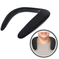 Nackenlautsprecher, Nackenbügel, Bluetooth-Lautsprecher, kabellos, tragbarer Bluetooth-LautsprecherSchwarz