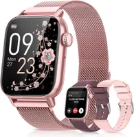 2025 Smartwatch Damen 1,85" mit Telefonfunktion,Fitness Tracker,Herzfrequenz,SpO2, Schlafmonitor,120+ Sportmodi, IP68,für Android & iOS–Geschenkidee