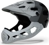 Fahrradhelm BMX MTB-Helm Mountainbike Schutzhelm Erwachsene Gr. M/L 56-62cm Grau