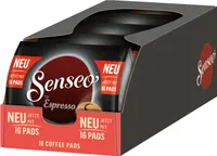 SENSEO Espresso Kaffee Pads 5er Pack - 5 x 16 Getränke