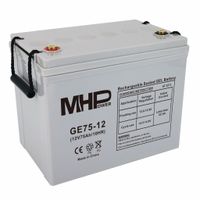 Batterie MHPower GE75-12 GEL, 12V/75Ah, T1-M6, Deep Cycle