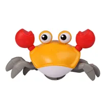 Babybadezimmerspielzeug Krabbe orange