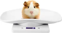 Waga PET, cyfrowa waga do pomiaru zwierząt wyświetlacz LCD 4 tryby wagi małe koty, psy, chomiki, karma, 10 kg/1 g