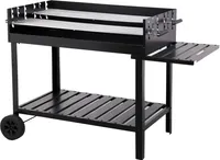 tepro Gril na drevené uhlie s vozíkom Atlanta, grilovacia plocha: cca 98 x 56 cm