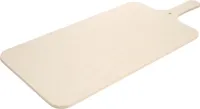 Pizzabrett, Servierbrett, Birkenholz, 50x27 cm, mit Griff, 60 cm Länge