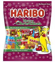 Haribo Merry Christmas Minis Fruchtgummi Figuren Weihnachtsmotiv 250g