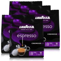Lavazza Espresso Cremoso 18 Kaffeepads 125g (5er Pack)