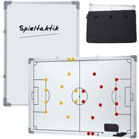 Taktiktafel Fußball + Zubehör & Tasche - 45X30 cm