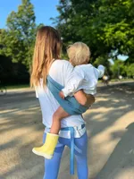 Wildride Kindertrage Basic Kollektion (Hüfttrage), Farbe:Denim