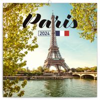 Knižný kalendár Paris 2024, 30 × 30 cm