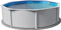 Aufstellpool Stahlwandpool-Set Planet Pool Vision-Pool Classic Solo rund Ø300x120 cm inkl. Einbauskimmer weiss