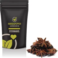 250g Sternanis ganz Gewürz ganz natürlich vom Hanse&Pepper Gewürzkontor