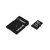 Goodram Microcard 64 Gb Karta Pami?Ci Micro Sd Xc Uhs-I Class 10, Adapter Sd (M1Aa-0640R12)