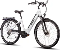 Saxxx E-Bike 28" 250W Mittelmotor mit 9 Gang Shimano Kettenschaltung StVZO Elektrofahrrad Pedelec DELUXE SPORT WAVE