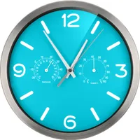 wanduhr MyTime 25 cm Aluminium hellblau