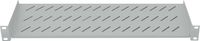 Intellinet 19" Fachboden zur Frontmontage - 1 HE - Montage an den beiden vorderen Profilschienen - 150 mm Tiefe - grau - Regalboden - Grau - Stahl - 25 kg - 1U - 48,3 cm (19 Zoll)