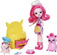 Enchantimals Themenpack Backfreunde Spielset mit Puppe