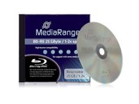 MediaRange Bluray Rohlinge BD-RE 25GB 2x