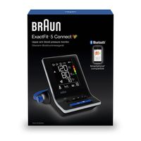 Braun BUA6350EU ExactFit, Blutdruckmessgerät, schwarz, Zwei Manschettengrößen