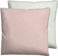 biberna Melange-Flanell Kissenbezug, Kissen Bezug, Kissenhülle, Kopfkissenbezug, Baumwolle, Rose, 80 x 80 cm, 0840500/017/010/001