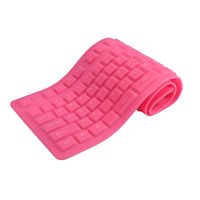 107 Keys USB Silicone Flexible Foldable Keyboard  Waterproof Dustproof USB Silent Keys For Laptop Desktop Keyboard