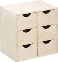 Zeller zásuvkový úložný box Zásuvkový box Brezové drevo