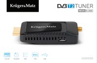 Kruger & matz mini dekoder dvb-t2 h.265 hevc km9999