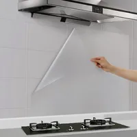Selbstklebend Folie Transparent, Ölfester Wandaufkleber Küche klebefolie Transparent Tapete Wasserdichte Tapete für Schrank, Möbel, Tische